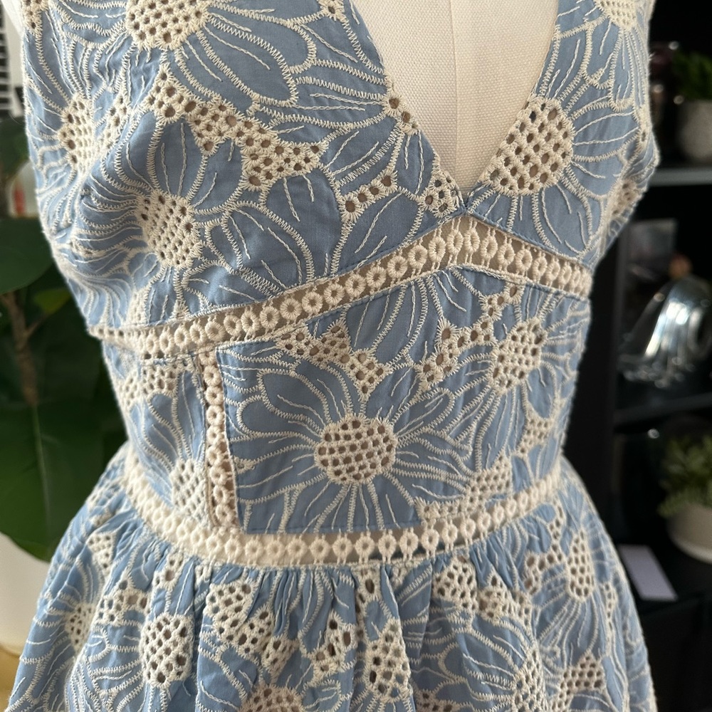 Adelyn Rae Embroidered Mini Dress - Picture 11 of 11